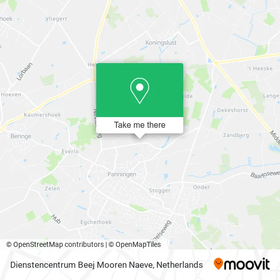 Dienstencentrum Beej Mooren Naeve map