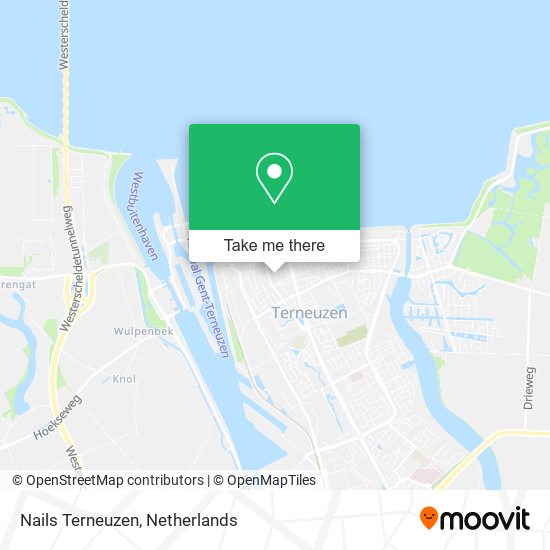 Nails Terneuzen map