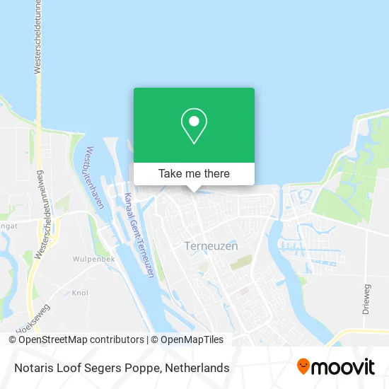 Notaris Loof Segers Poppe map