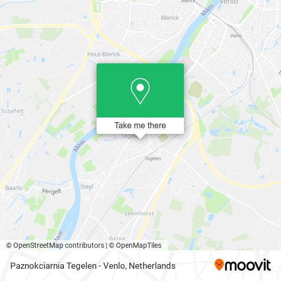 Paznokciarnia Tegelen - Venlo map