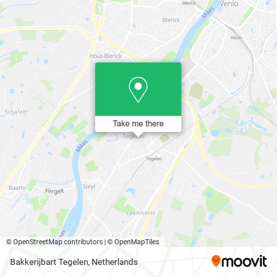 Bakkerijbart Tegelen map