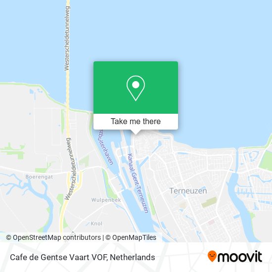 Cafe de Gentse Vaart VOF map