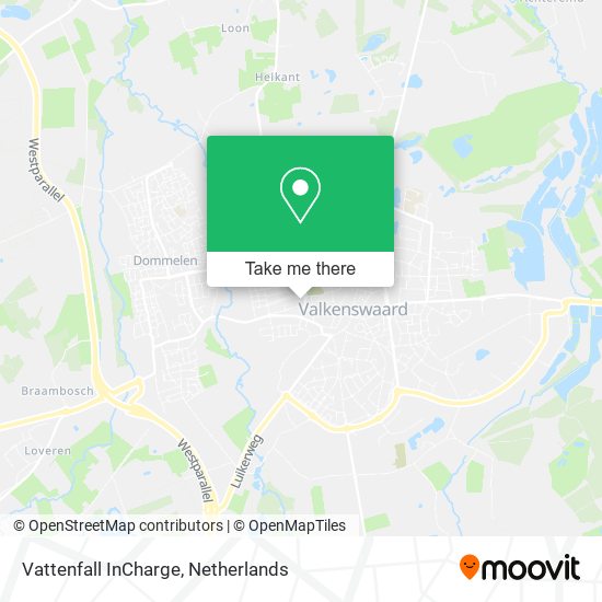 Vattenfall InCharge map