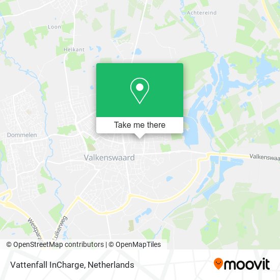 Vattenfall InCharge map