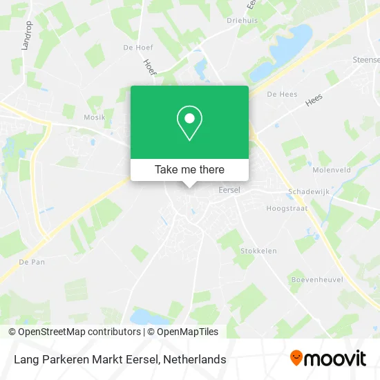 Lang Parkeren Markt Eersel map