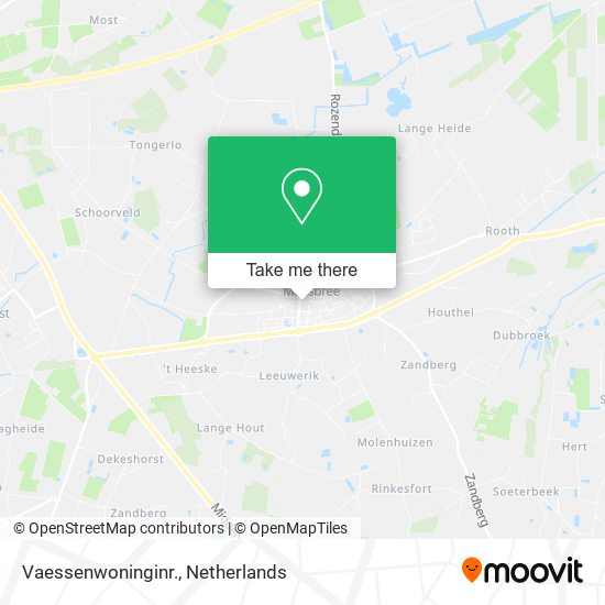 Vaessenwoninginr. map