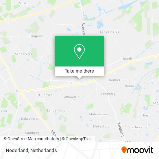 Nederland Karte