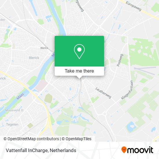 Vattenfall InCharge map