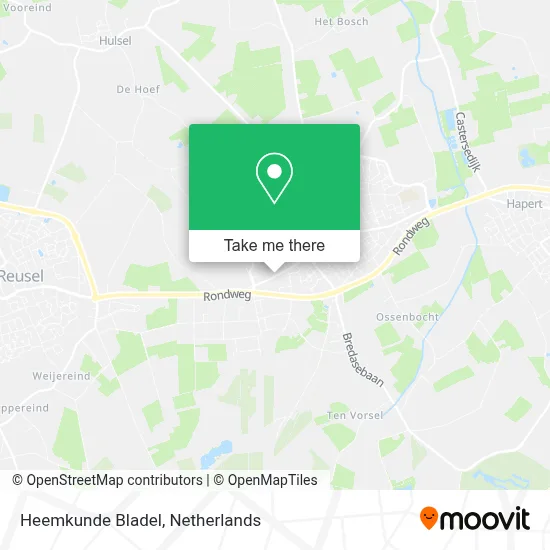 Heemkunde Bladel map