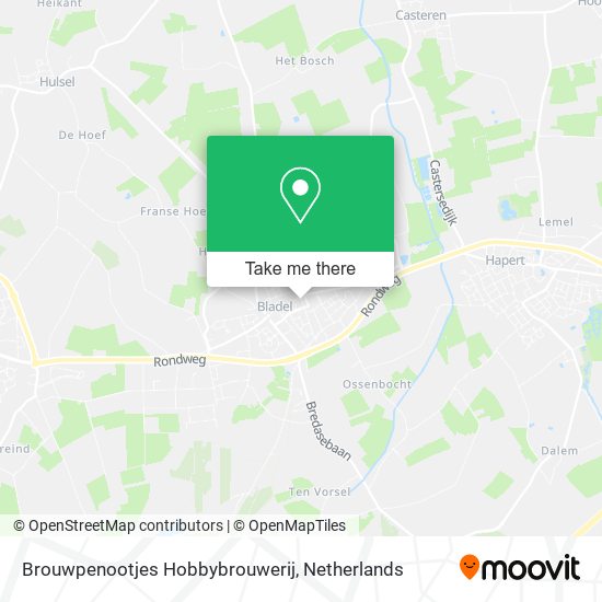 Brouwpenootjes Hobbybrouwerij map