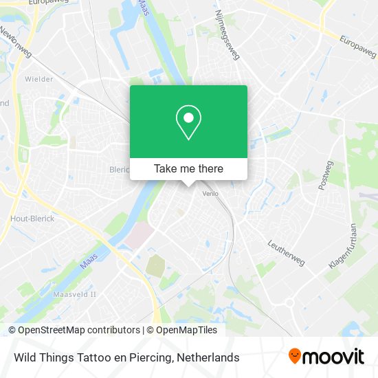 Wild Things Tattoo en Piercing map