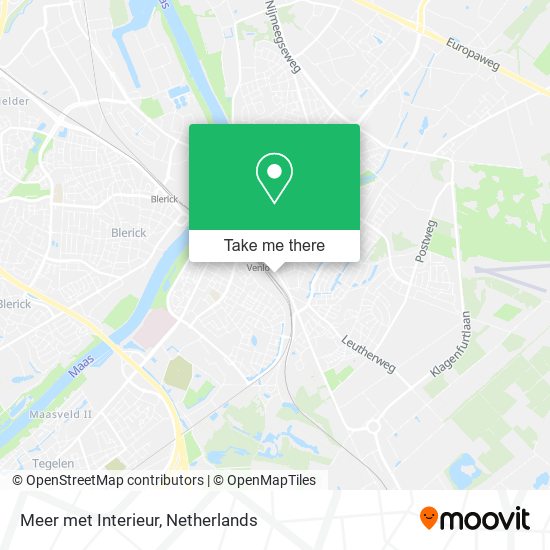 Meer met Interieur map