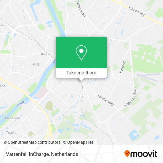 Vattenfall InCharge map