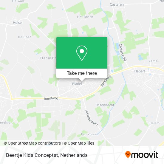 Beertje Kids Conceptst map