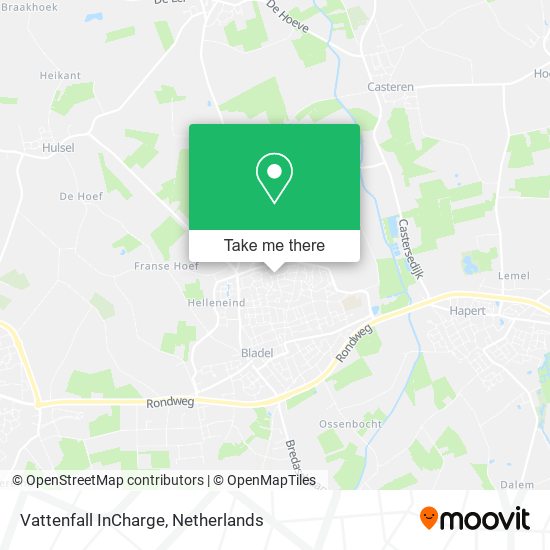 Vattenfall InCharge map