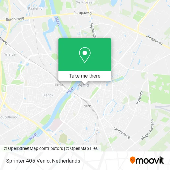 Sprinter 405 Venlo map
