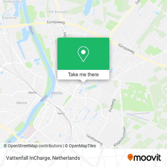 Vattenfall InCharge map