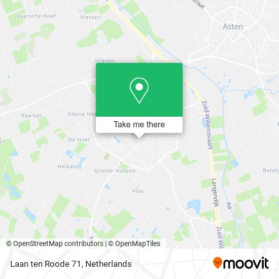 Laan ten Roode 71 map