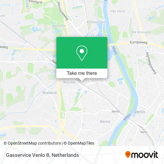 Gasservice Venlo B map