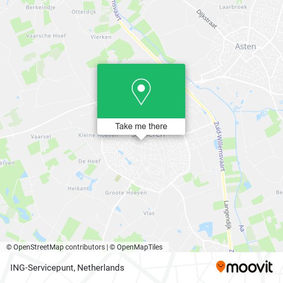 ING-Servicepunt map