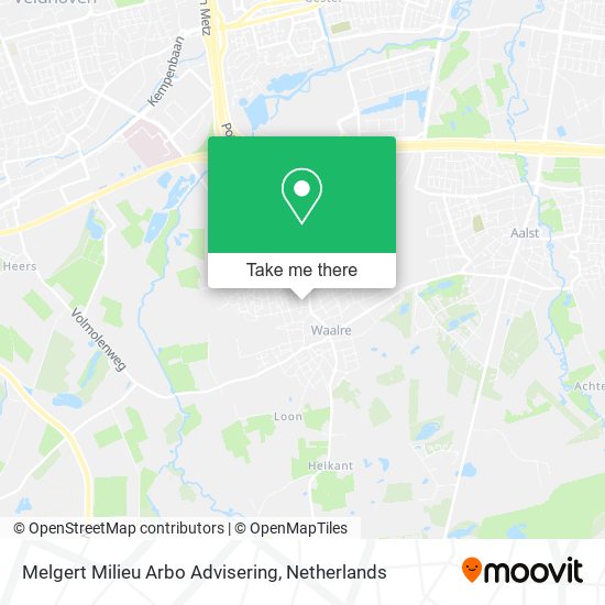 Melgert Milieu Arbo Advisering map