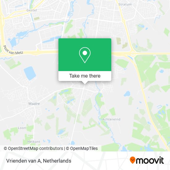 Vrienden van A map