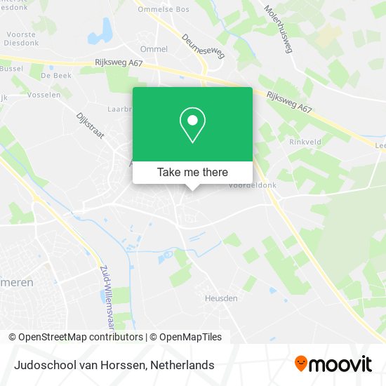 Judoschool van Horssen map