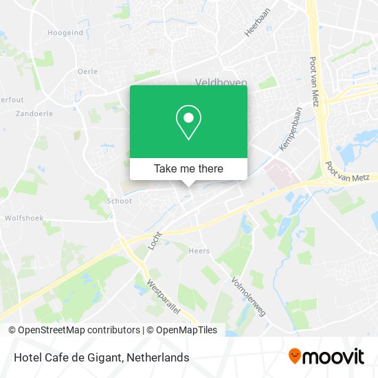 Hotel Cafe de Gigant map