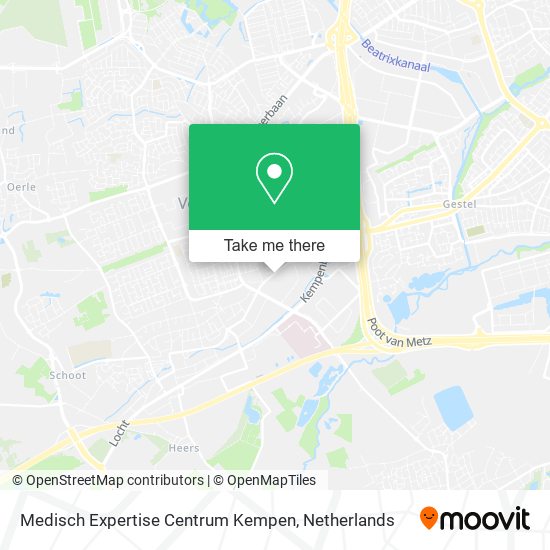 Medisch Expertise Centrum Kempen map