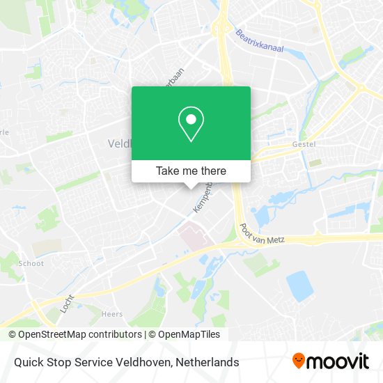 Quick Stop Service Veldhoven map