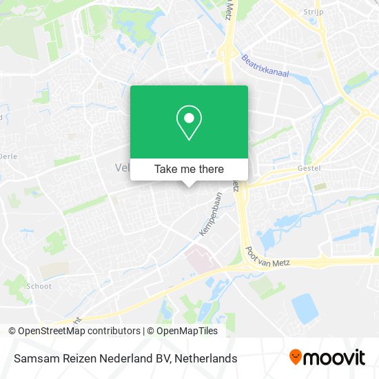 Samsam Reizen Nederland BV Karte