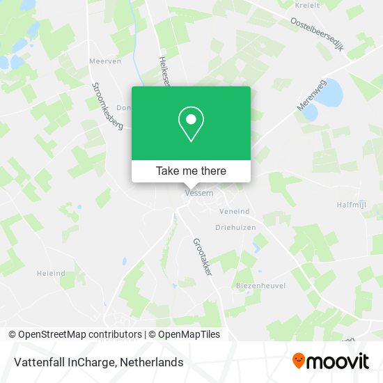 Vattenfall InCharge map