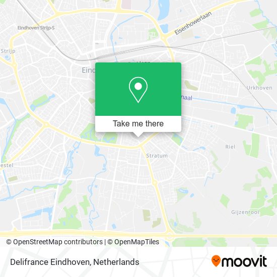 Delifrance Eindhoven map