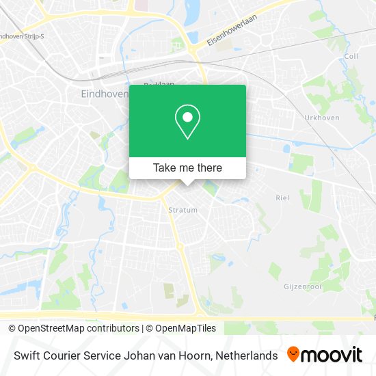 Swift Courier Service Johan van Hoorn map