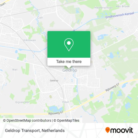 Geldrop Transport map