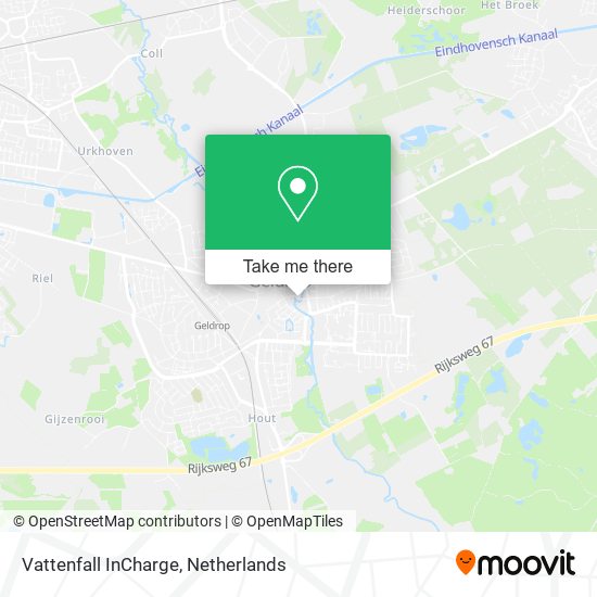 Vattenfall InCharge map