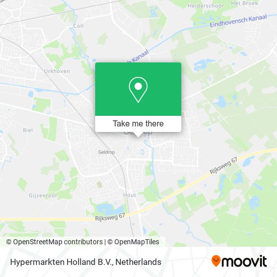 Hypermarkten Holland B.V. map