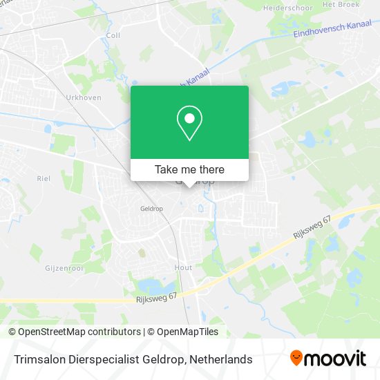 Trimsalon Dierspecialist Geldrop Karte