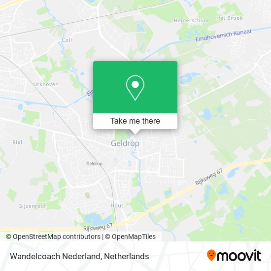 Wandelcoach Nederland map