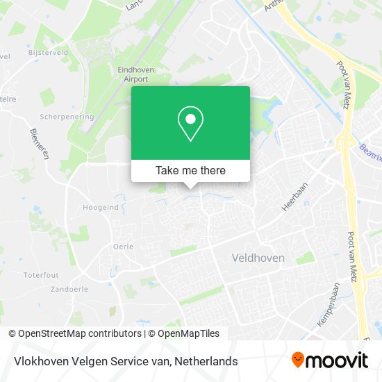 Vlokhoven Velgen Service van map