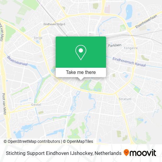 Stichting Support Eindhoven IJshockey map