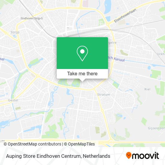 Auping Store Eindhoven Centrum Karte