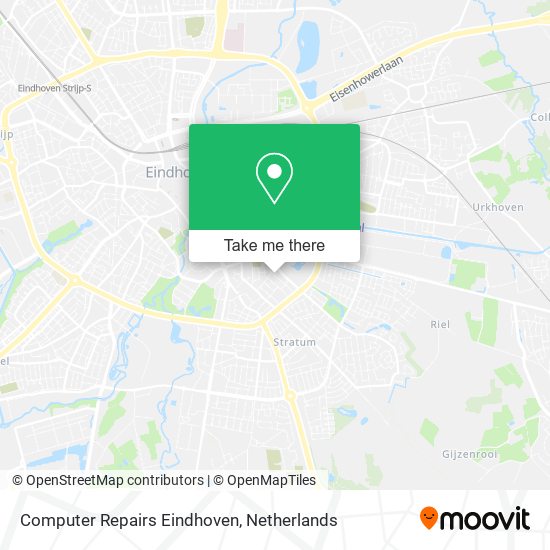 Computer Repairs Eindhoven map