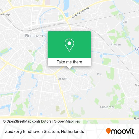 Zuidzorg Eindhoven Stratum Karte