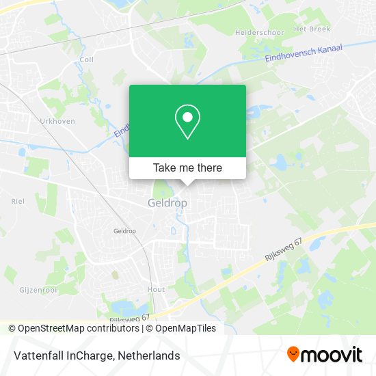 Vattenfall InCharge map