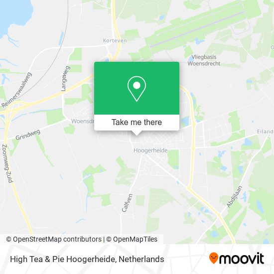 High Tea & Pie Hoogerheide map