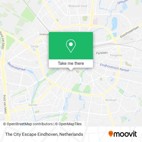 The City Escape Eindhoven map