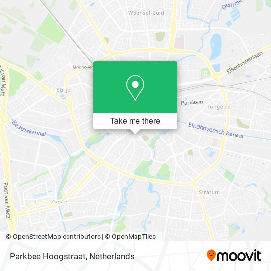 Parkbee Hoogstraat map