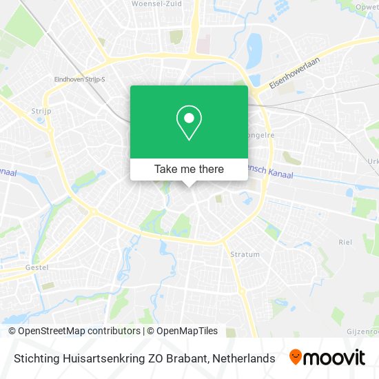 Stichting Huisartsenkring ZO Brabant Karte