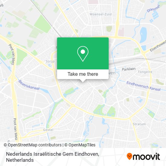 Nederlands Israëlitische Gem Eindhoven map